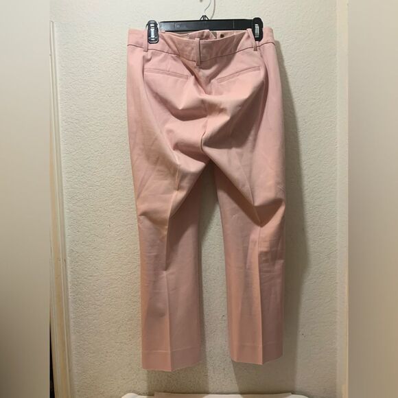 J. Crew Teddie Pants Womens Sz 4 Tall Crop Stretch Flat Front Zip Pockets - Picture 3 of 9